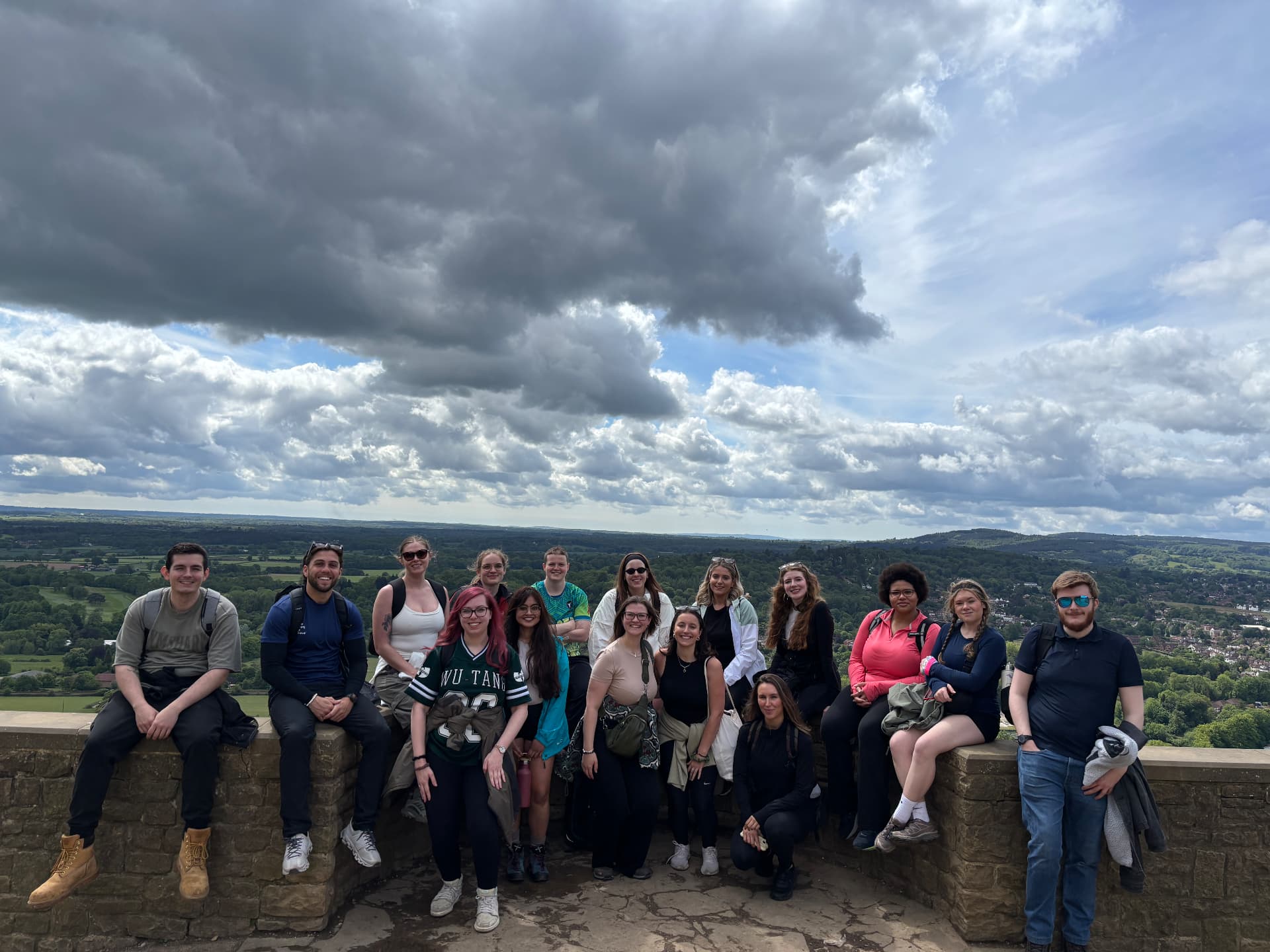 Too Young To Grieve community group together on a hike
